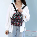 Women Small Backpack Graffiti Shoulder Bags For Teenager Girls