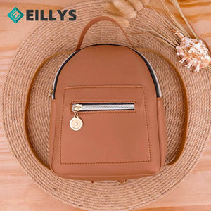 Women Small Backpack Letter Mobile Phone Mini Backpack Women Pu Leather School B