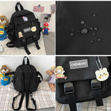 Women Small Backpack Nylon Mini Backpacks Shoulder Bag School Bag for Teenager G