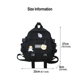 Women Small Backpack Nylon Mini Backpacks Shoulder Bag School Bag for Teenager G