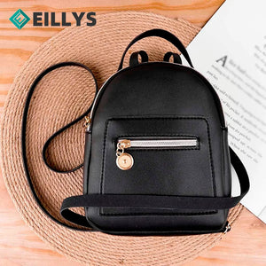 Women Small Bag Backpack Letter Mobile Phone Mini Backpack Women Pu Leather