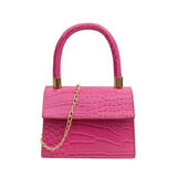 Crocodile Pattern Mini Square Bag All-match Shoulder Bag