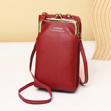 Women Small Crossbody Bag Mini PU Leather Shoulder Messenger Bag Yellow