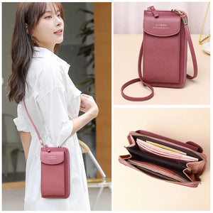 Women Small Handbags Crossbody Bags Mini PU Leather Shoulder Messenger Bag For G