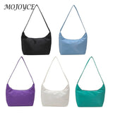 Women Small Nylon Shoulder Bags Female Pure Shopping Bag Lady Small Handbags