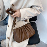 Women Small Pu Leather Handbags Shoulder Bags Travel Messenger Bags