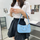 Women Small Shoulder Bag Vintage Butterfly Chain Zip