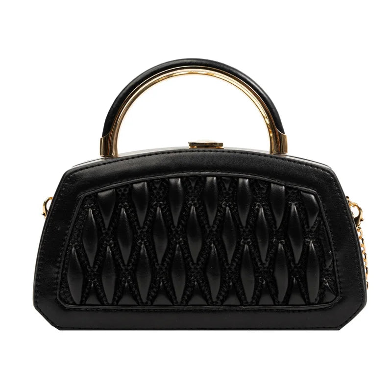 Women Small Square Bags PU Leather Shoulder Bags for Lady Chain Handbag