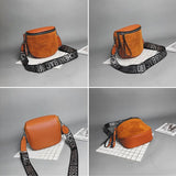 Vintage Lady Saddle Shoulder Bag Crossbody Tote Bucket Bag