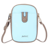 Soft Leather Shoulder Bag Multifunction Crossbody Purse