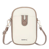 Soft Leather Shoulder Bag Multifunction Crossbody Purse