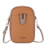 Soft Leather Shoulder Bag Multifunction Crossbody Purse