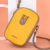Soft Leather Shoulder Bag Multifunction Crossbody Purse