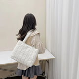 Soft Plush Shoulder Bags Winter Furry Ladies Clutch Purse Handbag