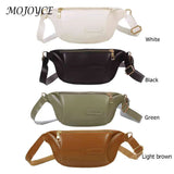Women Solid Crossbody Bag Casual Ladies PU Leather Fanny Packs Small Purse