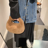 Winter Plush Mini Shoulder Bags for Women