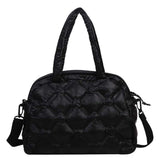 Women Space Cotton Shoulder Bags Winter Crossbody Large Capacity Down Bag