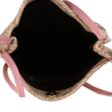 Women Straw Shopping Bags Crossbody Tote Bags Knitted Straw Satchel