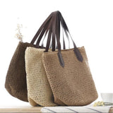 Women Straw Woven Bag Underarm Shoulder Bag Vintage Summer