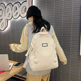 Women Backpack Waterproof Nylon Laptop School Bag Travel Rucksack