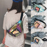 Women Outdoor Sports Zipper Messenger Bag Chest Bag