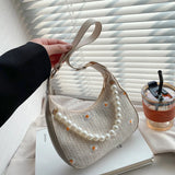 Bohemia Straw Shoulder Bag for Women Beach Travel