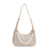 Bohemia Straw Shoulder Bag for Women Beach Travel