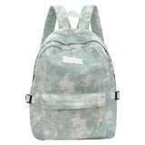 Tie Dye Print Backpack Preppy Style Travel Rucksack