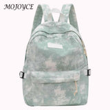 Tie Dye Print Backpack Preppy Style Student School Travel Rucksack