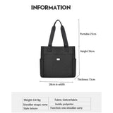 Waterproof Nylon Shoulder Bag Large Capacity Female Casual Tote