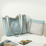Women Tote Bags Soft Pu Leather Shoulder Bag Large Capacity Shopping