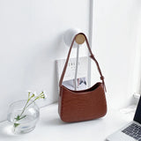 Women Small PU Leather Shoulder Bags Solid Handbags Winter