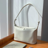 Women Soft PU Leather Shoulder Side Bags Solid Travel Handbags Purses