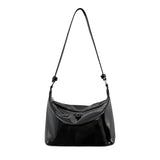 Women Soft PU Leather Shoulder Side Bags Solid Travel Handbags Purses