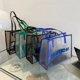 Women Transparent Composite Bags Shoulder Shopping Tote Bag