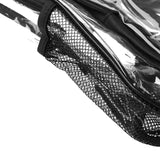 Women Transparent PVC Clear Backpack Travel Shoulder Bag