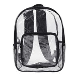 Women Clear PVC Backpack Travel Shoulder Bag School Bookbags