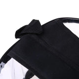 Women Transparent PVC Clear Backpack Travel Shoulder Bag