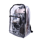 Women Clear PVC Backpack Travel Shoulder Bag School Bookbags