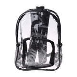 Women Transparent PVC Clear Backpack Travel Shoulder Bag