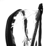 Women Transparent PVC Clear Backpack Travel Shoulder Bag