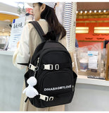 Harajuku Style Women's Travel Backpack Large Capacity Laptop Bag