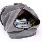 Canvas Travel Backpack for Women Large Capacity Laptop Rucksack