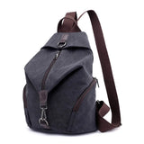 Canvas Travel Backpack for Women Large Capacity Laptop Rucksack
