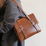 Women Travel Small Tote Bags Pu Leather Underarm Shoulder Bag Female Handbag Pur