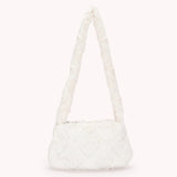 Heart Plush Shoulder Underarm Bag for Women