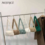 Plush Heart Top-handle Underarm Bag for Women