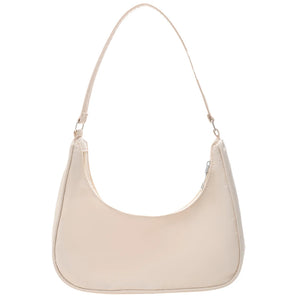 Nylon Hobos Handbag for Women Zipper Small Purse Top-handle