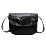 Vintage Oilskin Saddle Handbag Shoulder Bags Solid Messenger Bag