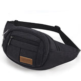 Canvas Waist Bag Chest Pack Hip Hop Bum Pack Phone Pocket Pack